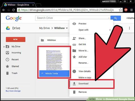 Click New. . How to download a google doc